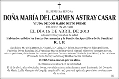 María del Carmen Astray